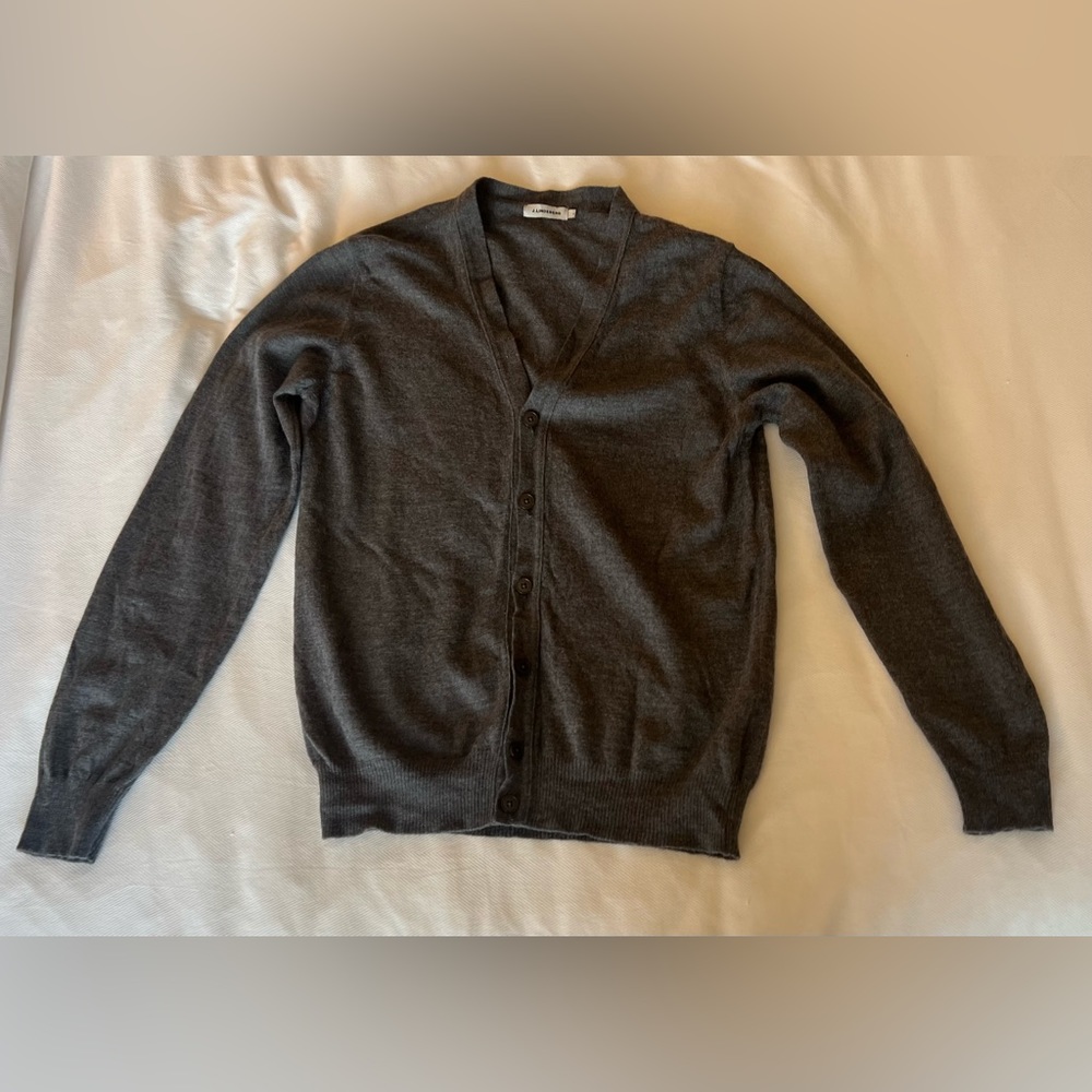 J Lindberg Merino Wool Cardigan